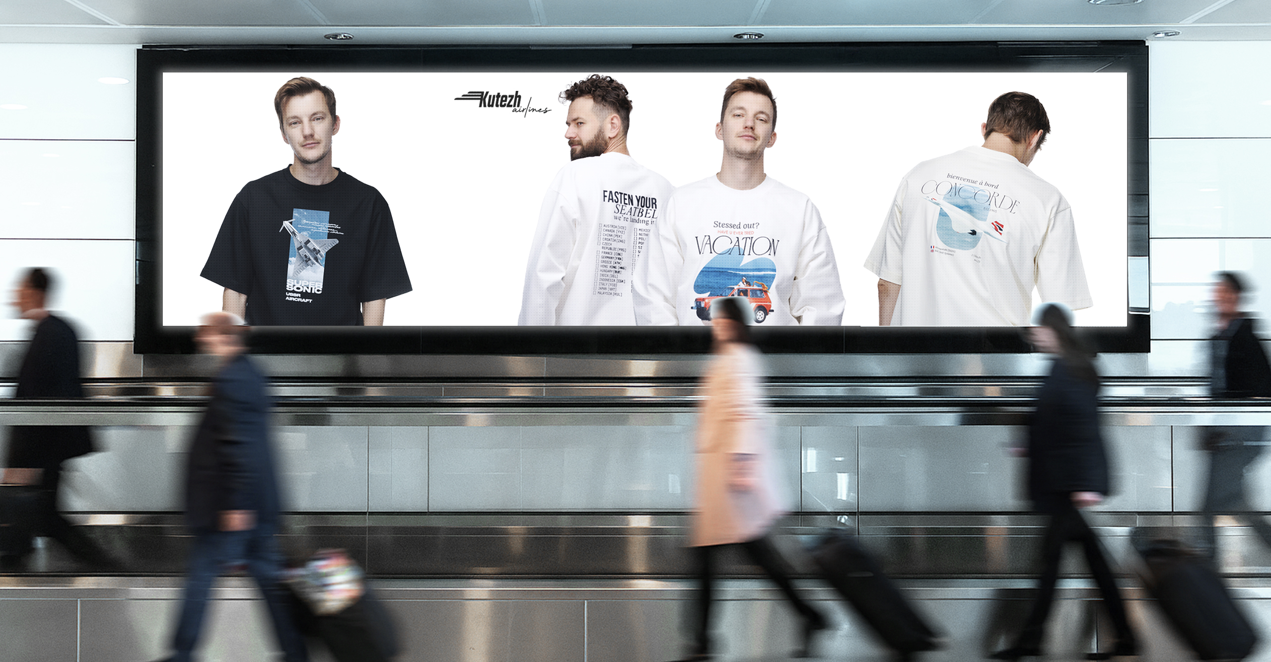 Самолёт Kutezh Airlines взлетает